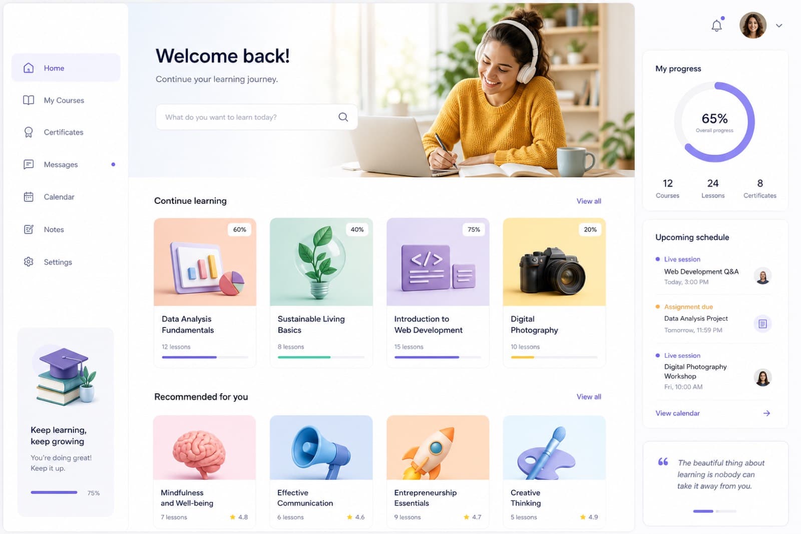 Taleem Lab — Gamified Online Learning Platform
